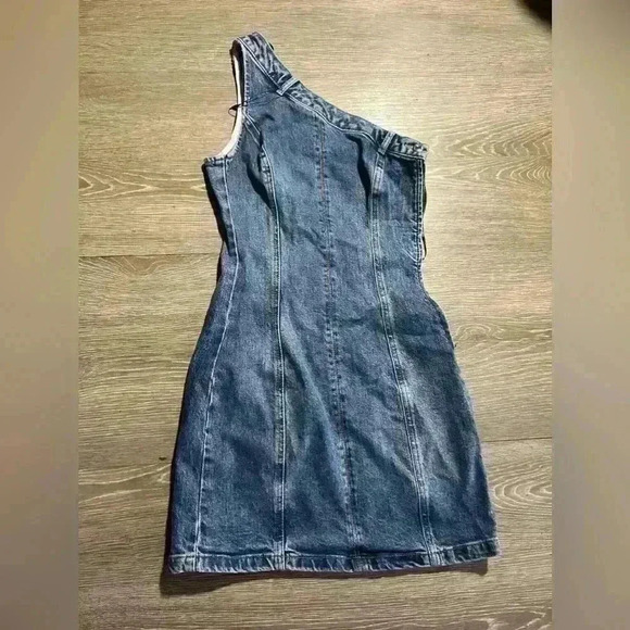 🔥🔥Zara Asymmetrical denim dress - Picture 5 of 7